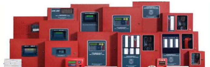 Paneles de control y dispositivos de detección de incendios